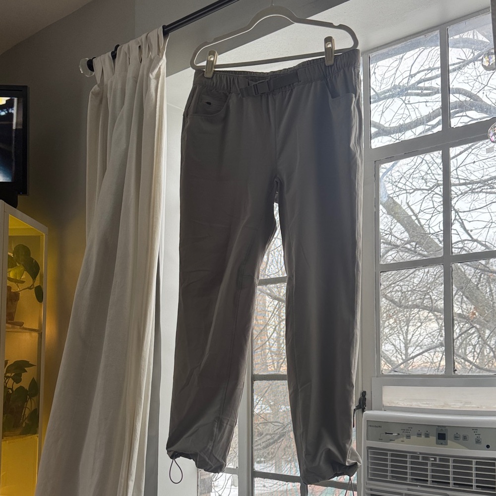 Eddie Bauer Silky Khaki Hiking Pants/Joggers